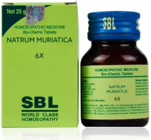 SBL Natrum Muriatica Biochemic Tablet 6X